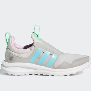 New ADIDAS Activeride 2.0 Sport Running Slip On Athletic Shoes Gray Aqua Kid 4.5